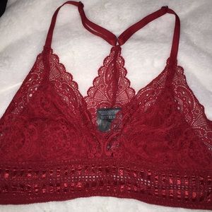 Red H&M bralette